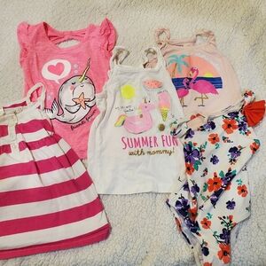 Colorful Kids' Resortwear Clothing Set